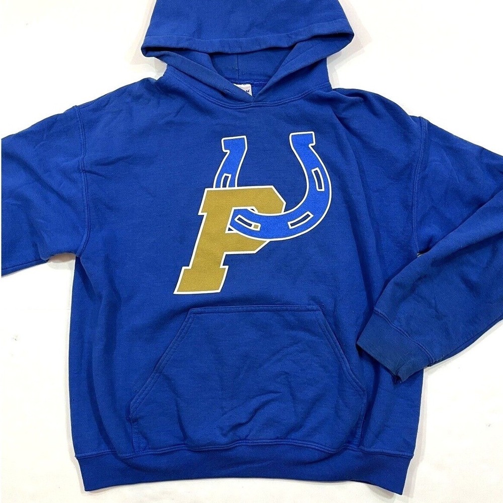 Gildan Hoodie M Blue Purdue Boilermakers x Indianapolis Colts Fan Sweatshirt